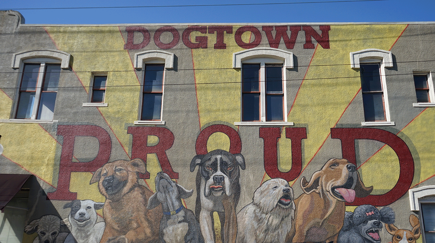 Argenta Dogtown Proud mural