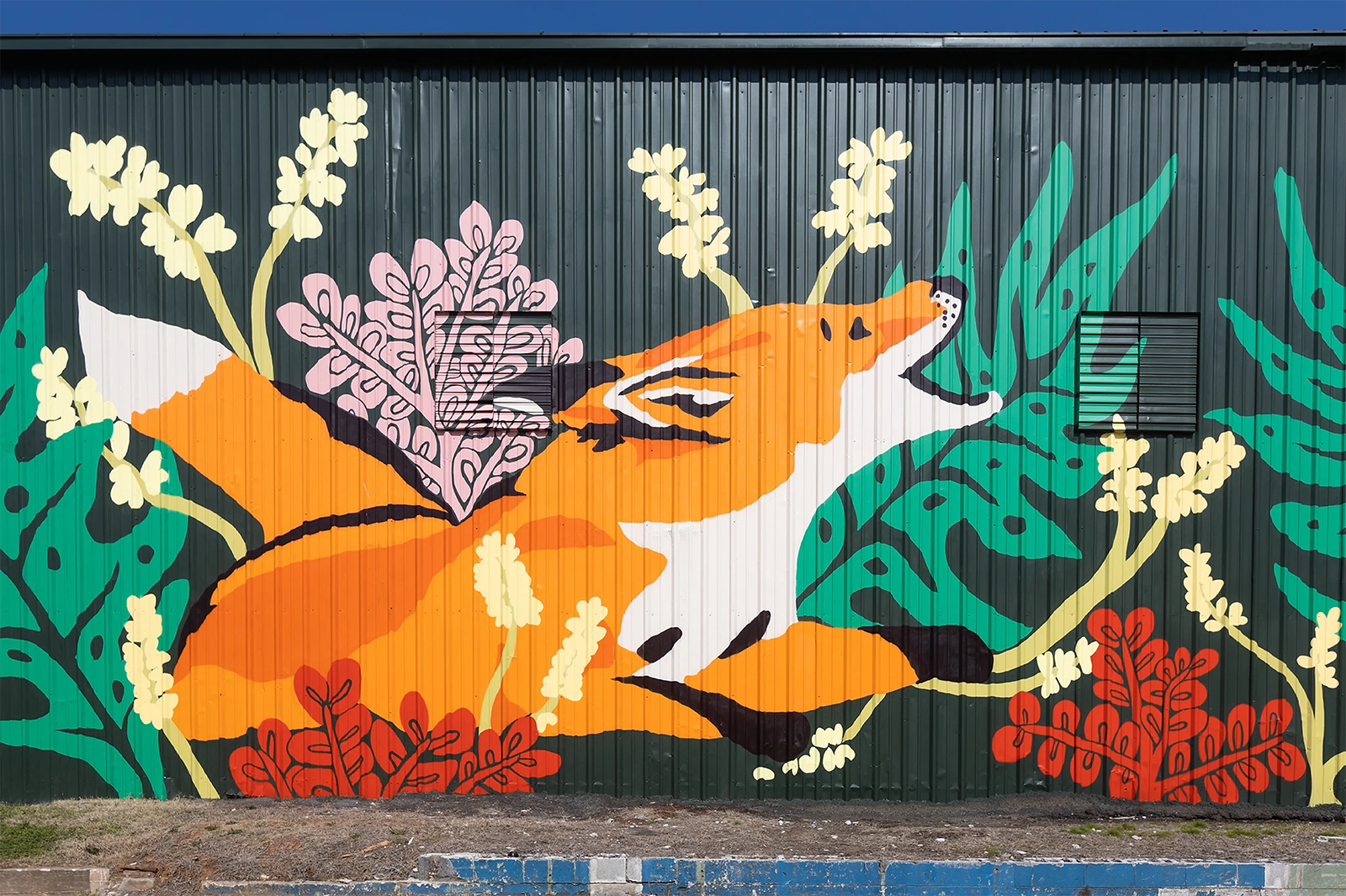 Fox Mural by Jessica Jones