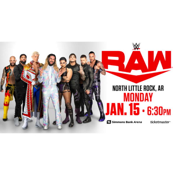 WWE Monday Night RAW Argenta Arts District